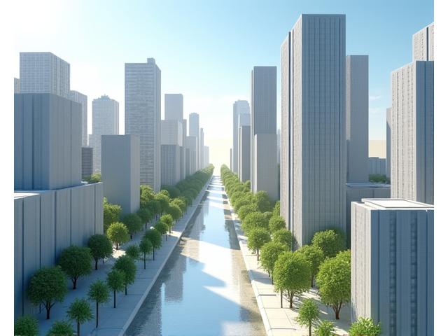都心部再開発プロジェクトにおける3D日照シミュレーション